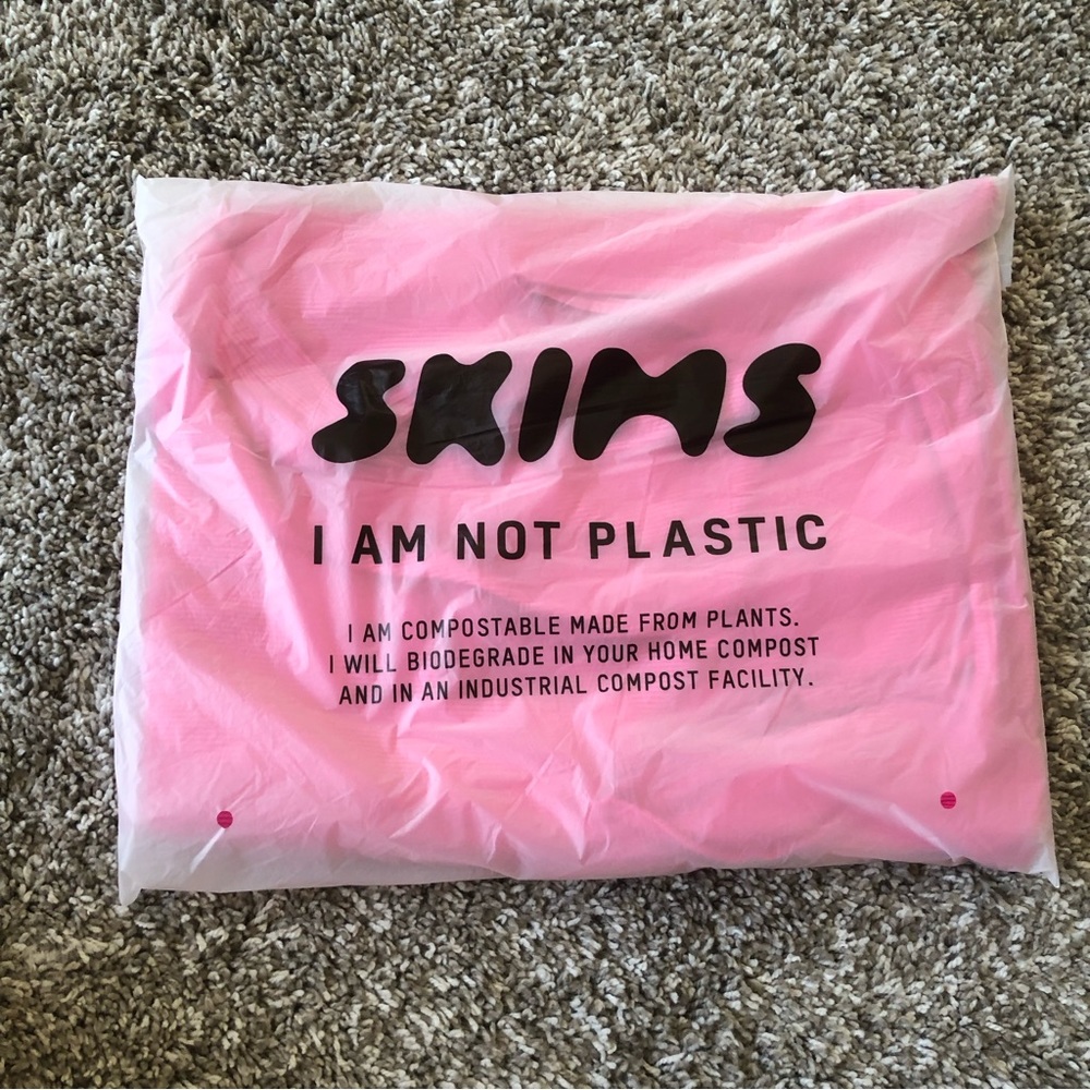 RARE Skims Ribbed Lounge Long Slip Dress Maxi - Hot Pink - Picture 7 of 8